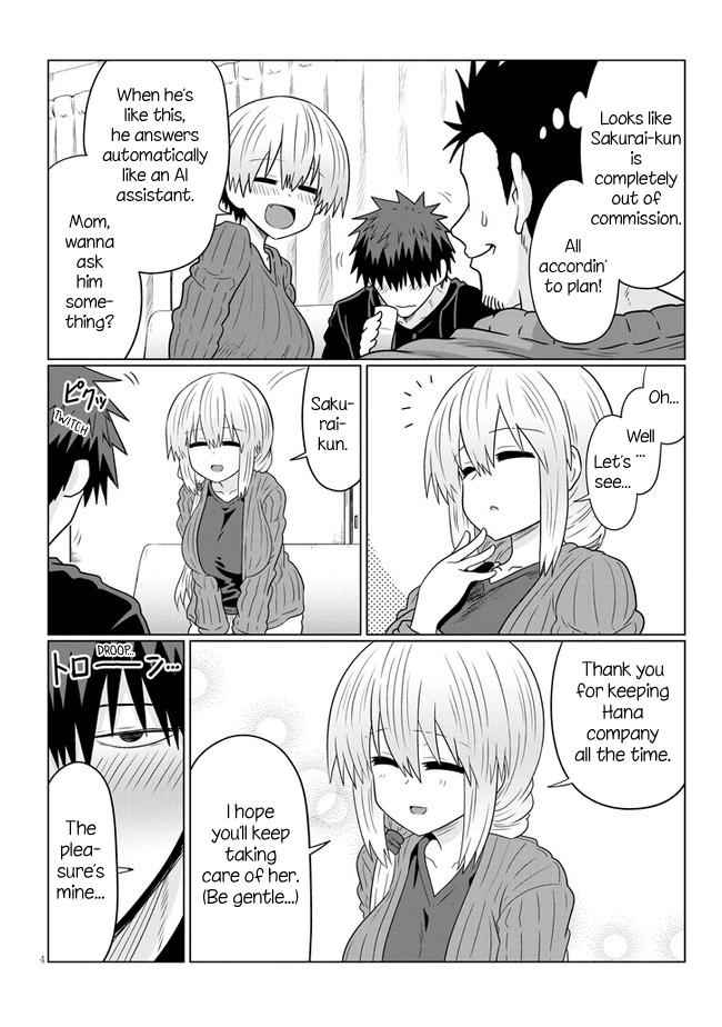 Uzaki-Chan Wa Asobitai! Chapter 66.2 page 4