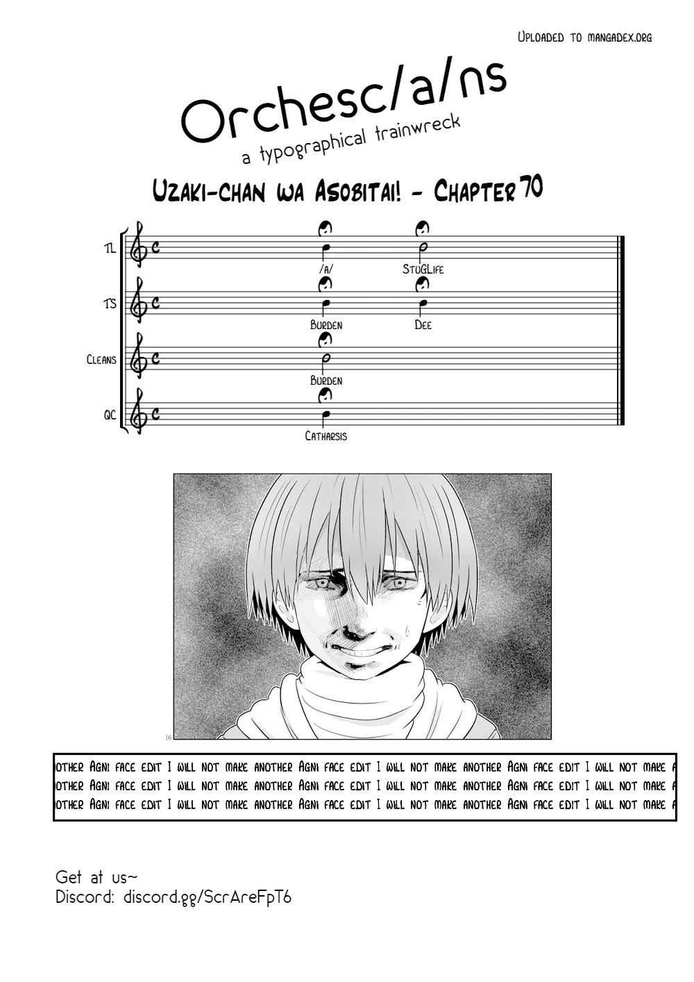 Uzaki-Chan Wa Asobitai! Chapter 70 page 17