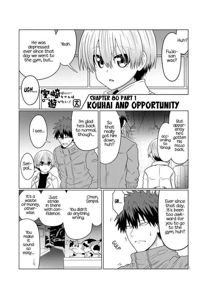Uzaki-Chan Wa Asobitai! Chapter 80 page 1