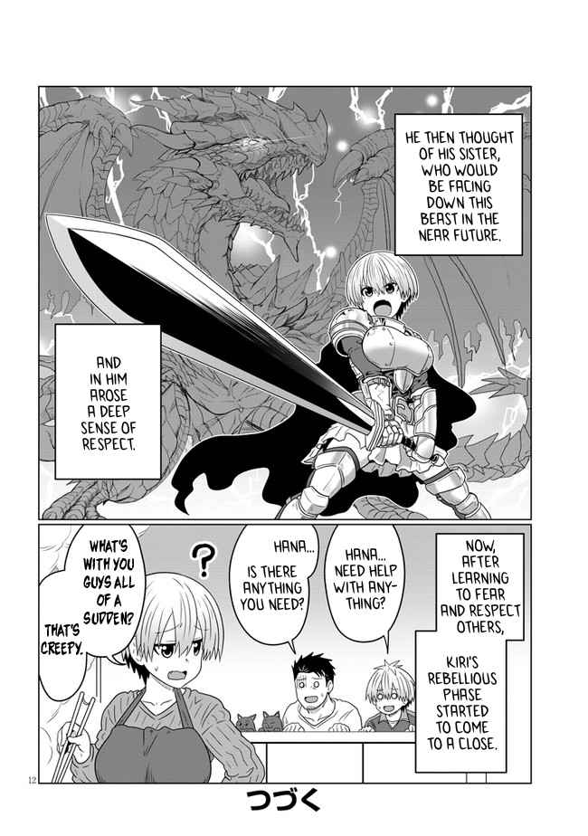 Uzaki-Chan Wa Asobitai! Chapter 84 page 12