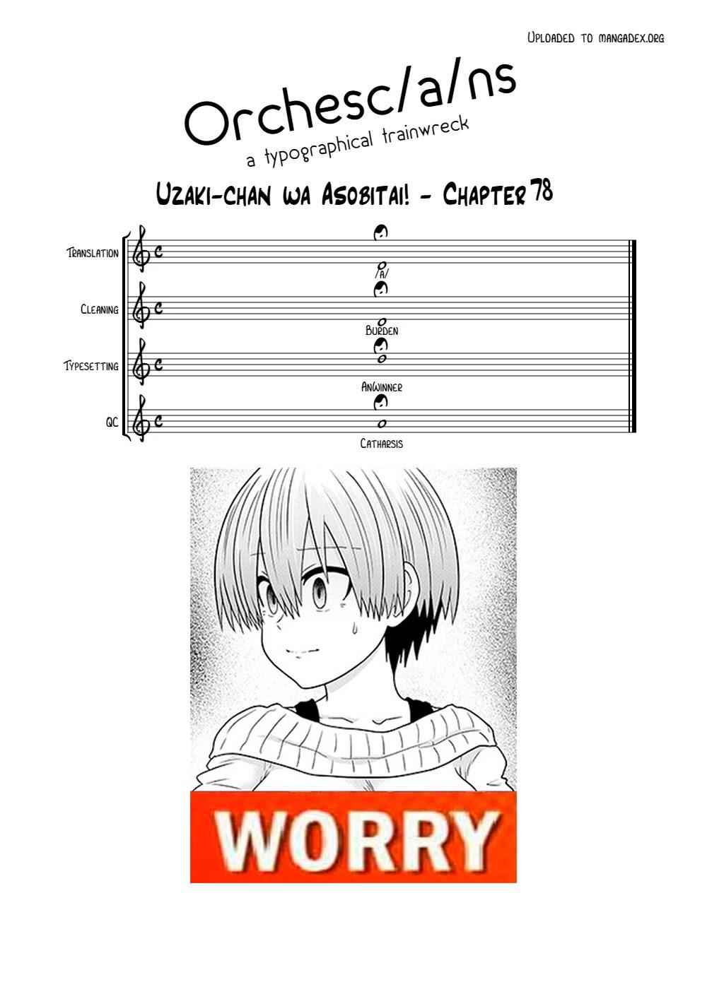Uzaki-Chan Wa Asobitai! Chapter 78 page 17
