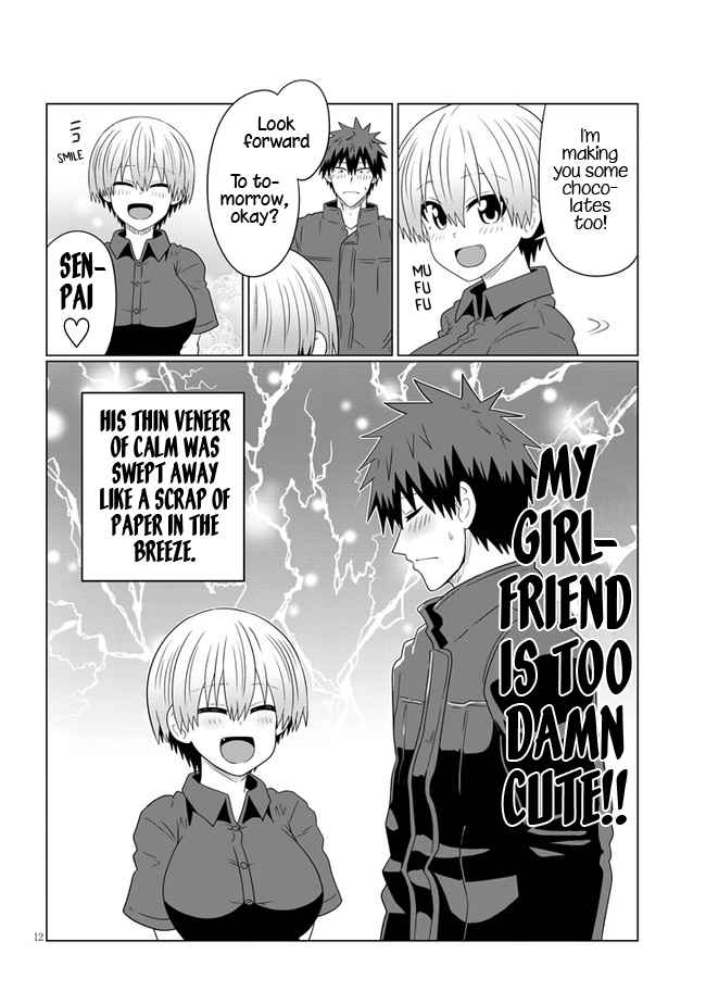 Uzaki-Chan Wa Asobitai! Chapter 85 page 12