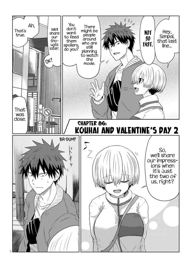 Uzaki-Chan Wa Asobitai! Chapter 86 page 2