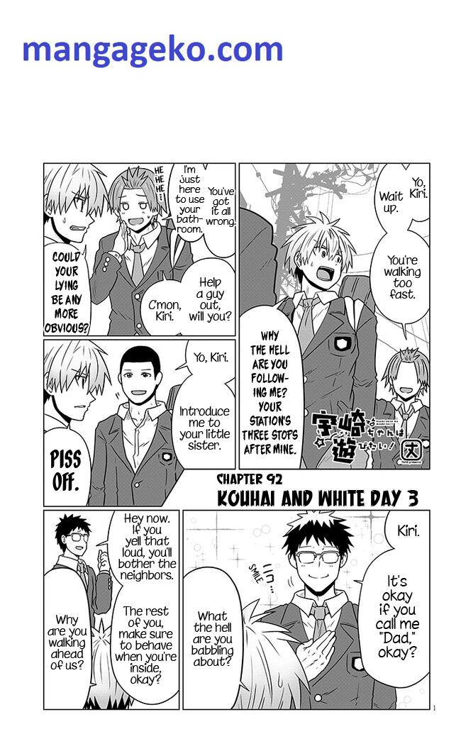 Uzaki-Chan Wa Asobitai! Chapter 92 page 1