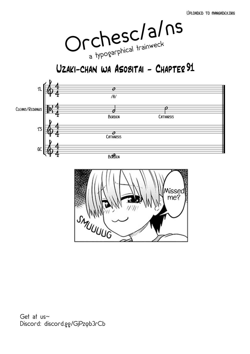 Uzaki-Chan Wa Asobitai! Chapter 91.1 page 8