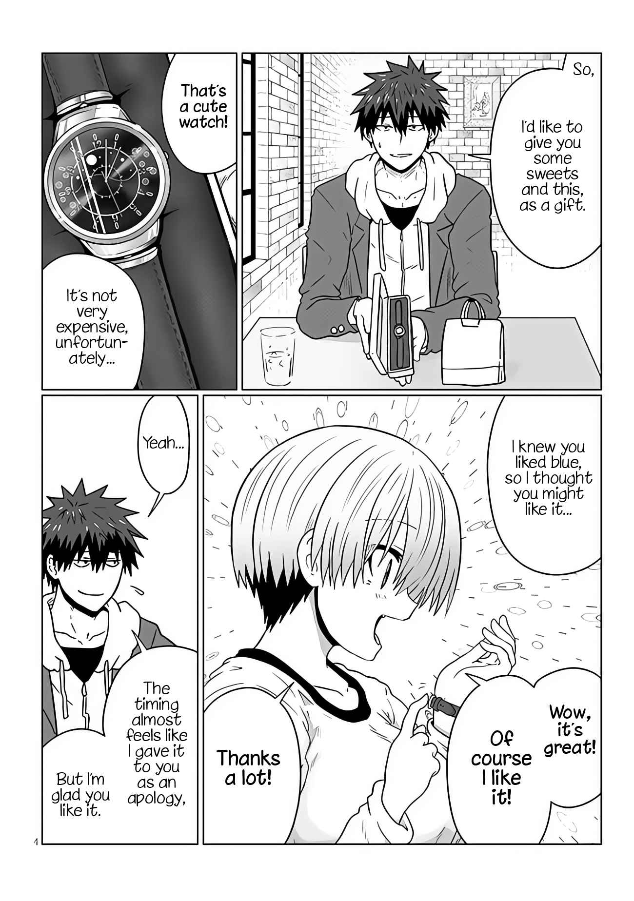 Uzaki-Chan Wa Asobitai! Chapter 93 page 4