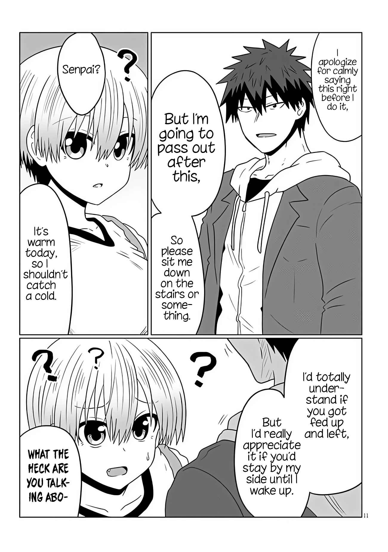 Uzaki-Chan Wa Asobitai! Chapter 93 page 11