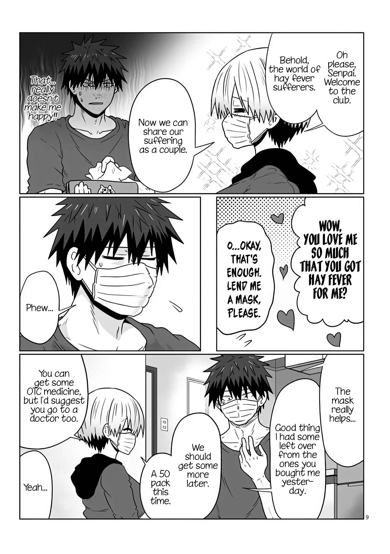 Uzaki-Chan Wa Asobitai! Chapter 97 page 9