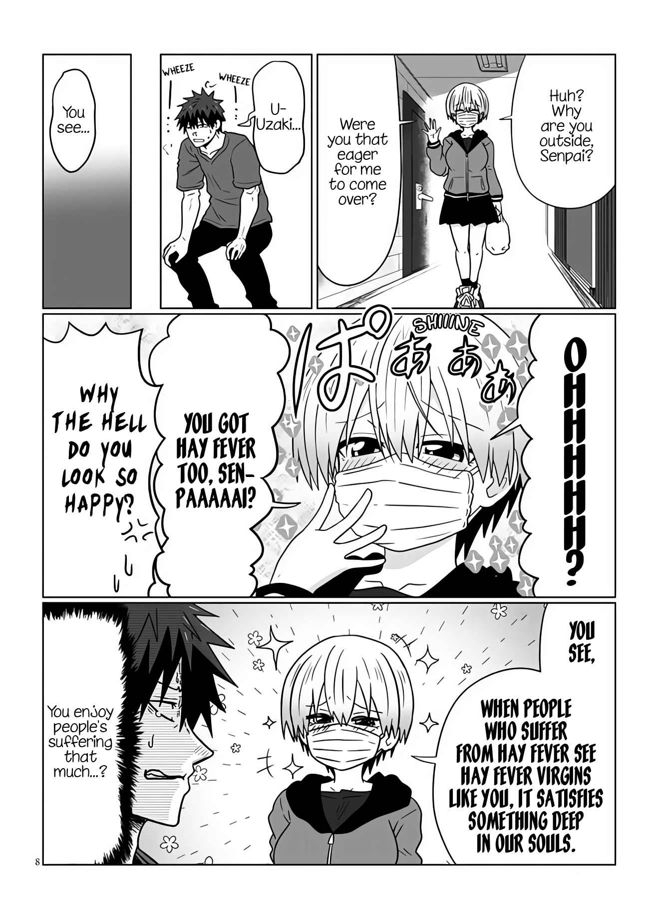 Uzaki-Chan Wa Asobitai! Chapter 97 page 8