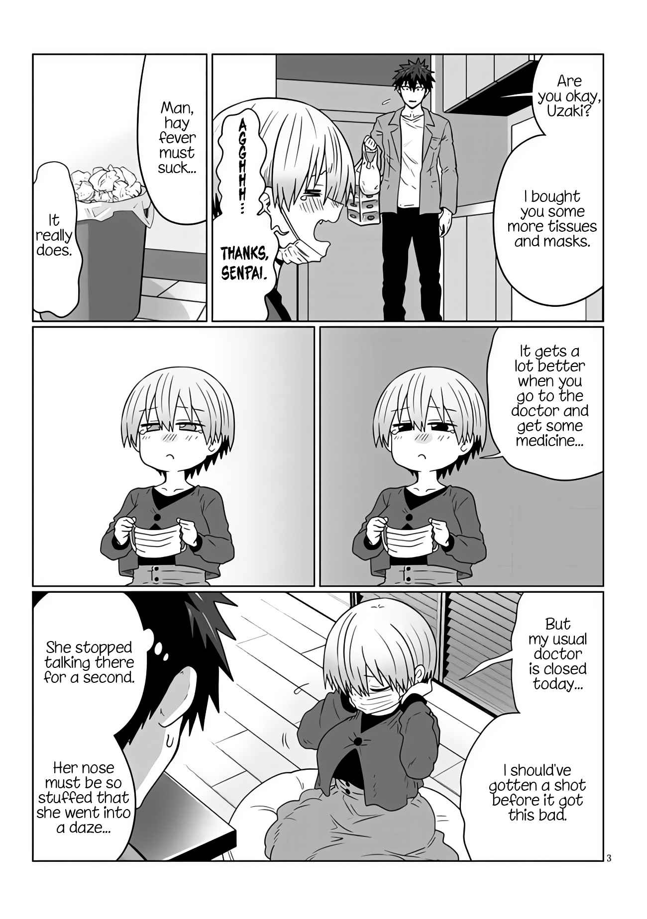 Uzaki-Chan Wa Asobitai! Chapter 97 page 3