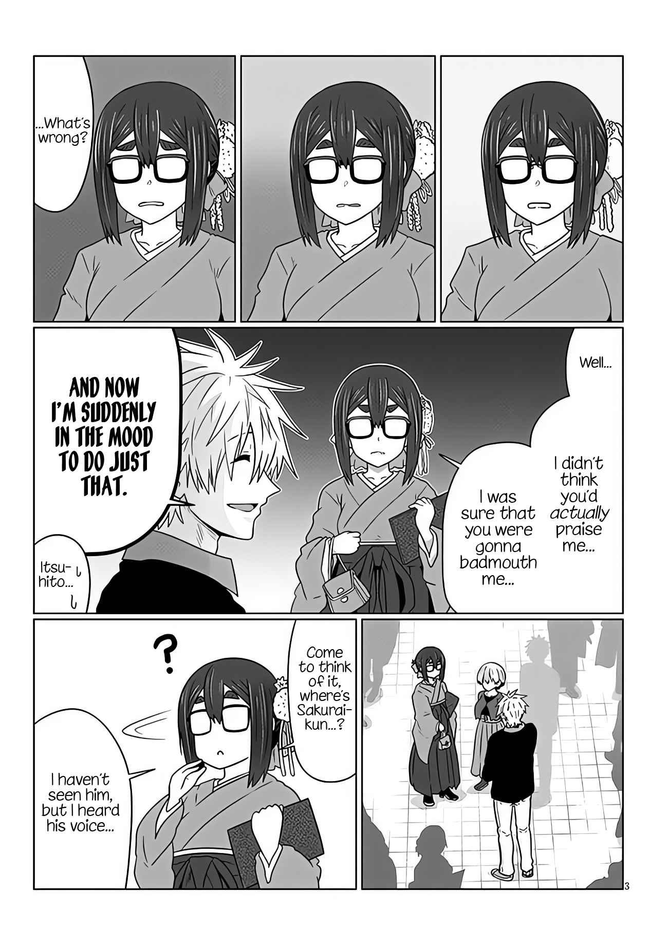 Uzaki-Chan Wa Asobitai! Chapter 95 page 3