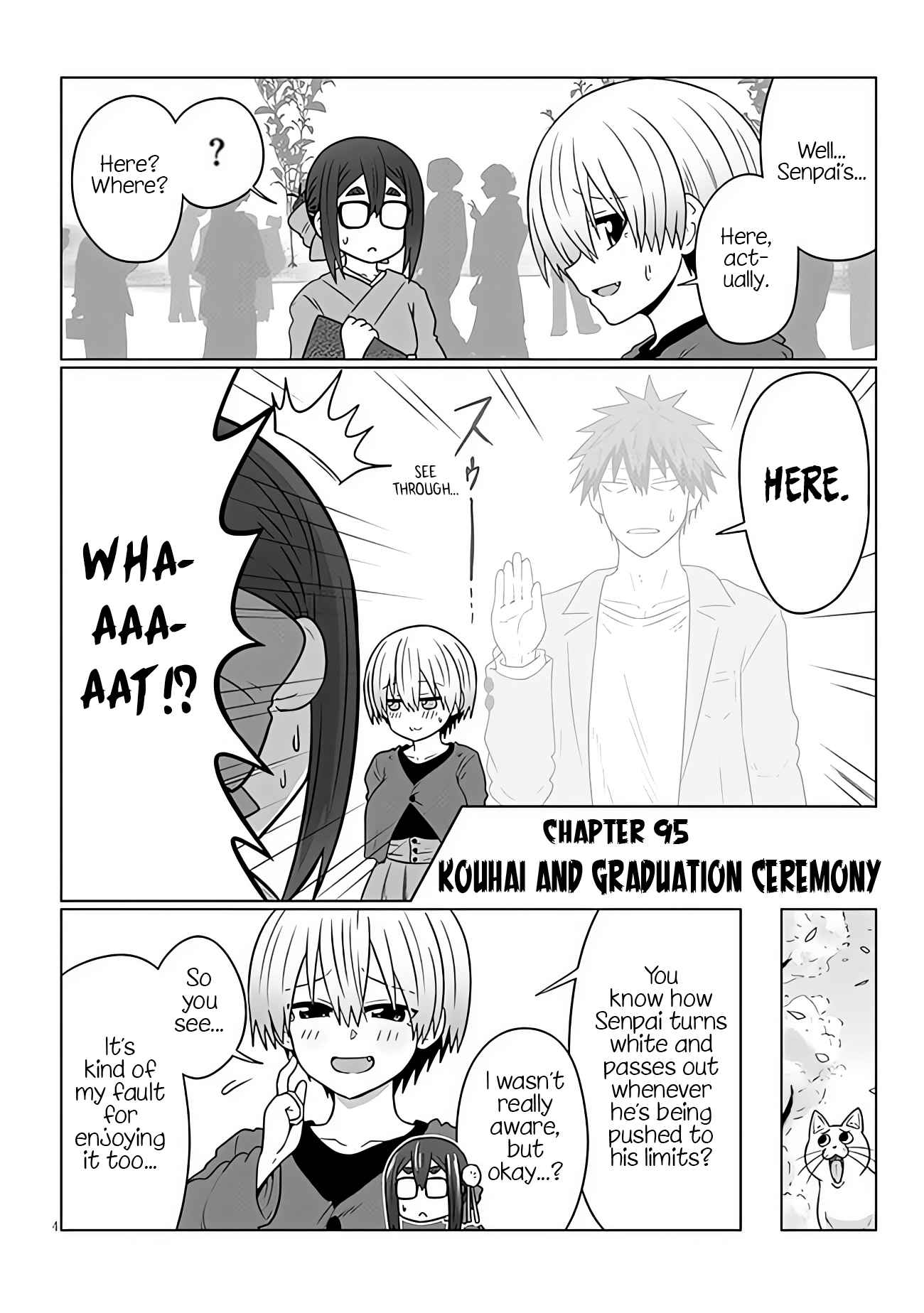 Uzaki-Chan Wa Asobitai! Chapter 95 page 4