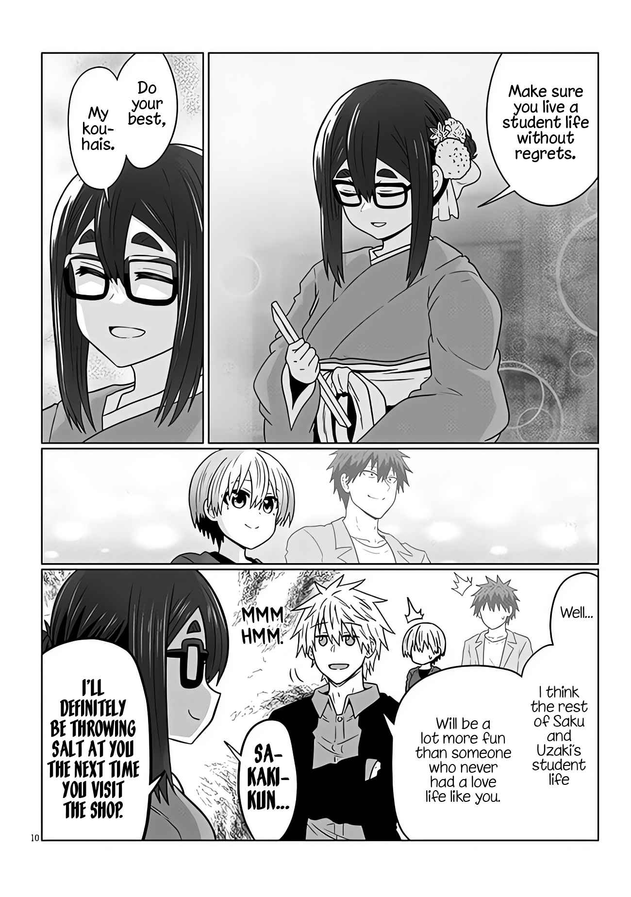 Uzaki-Chan Wa Asobitai! Chapter 95 page 10