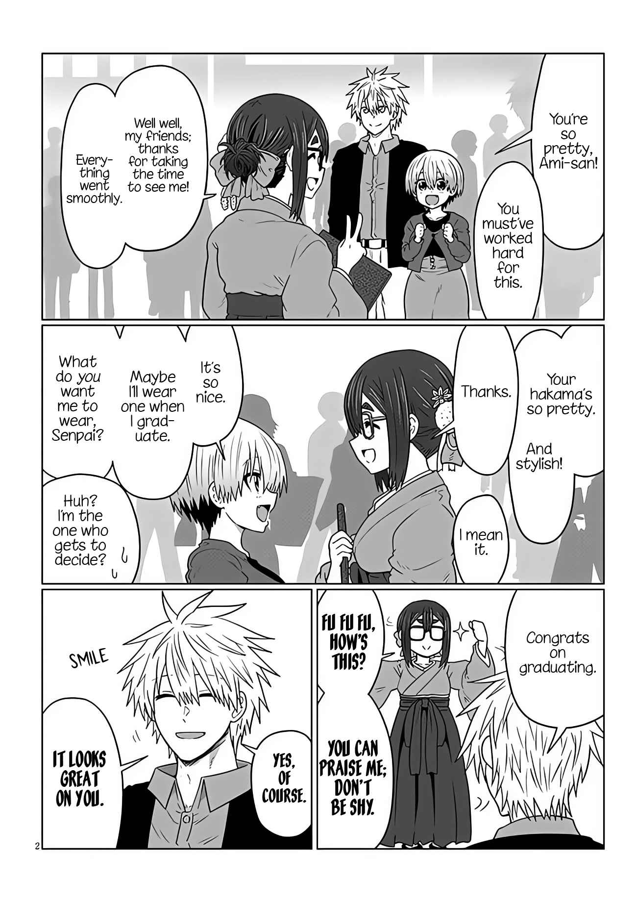 Uzaki-Chan Wa Asobitai! Chapter 95 page 2