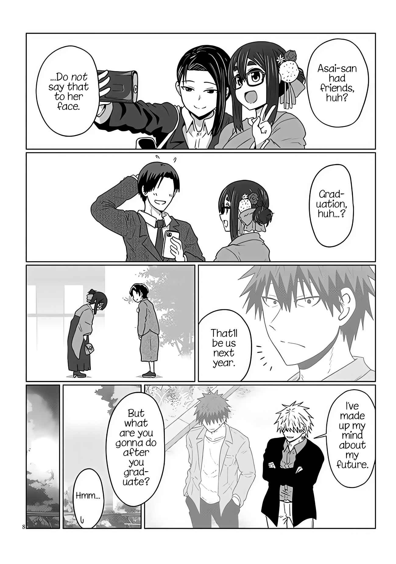 Uzaki-Chan Wa Asobitai! Chapter 95 page 8