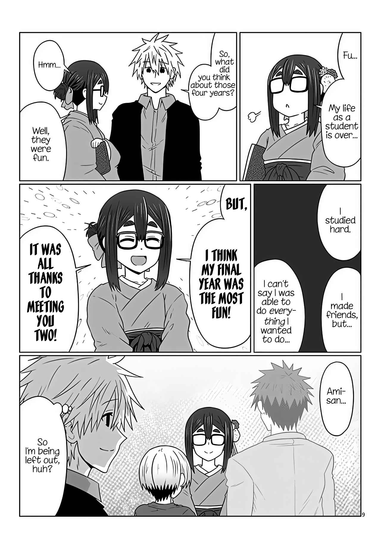 Uzaki-Chan Wa Asobitai! Chapter 95 page 9