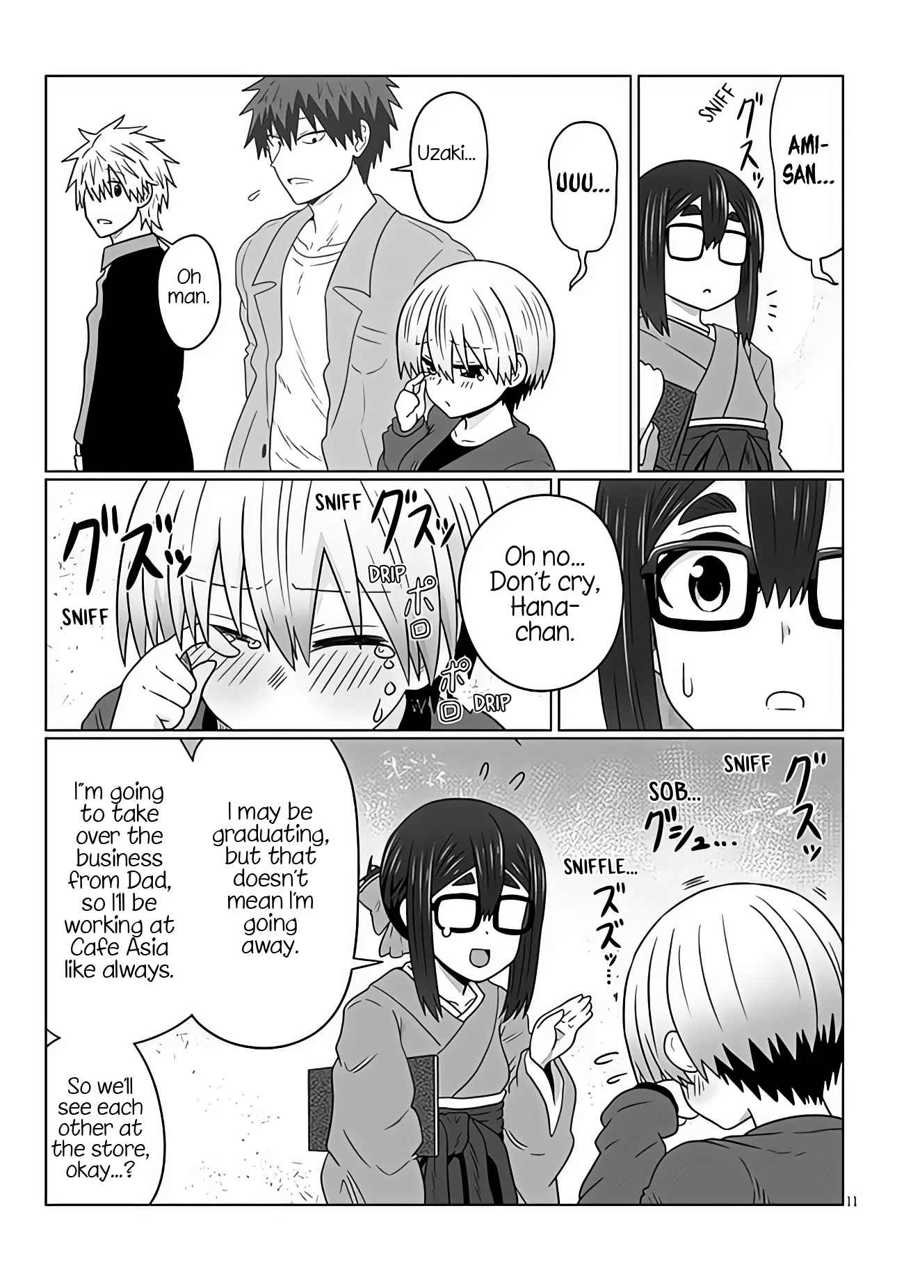 Uzaki-Chan Wa Asobitai! Chapter 95 page 11