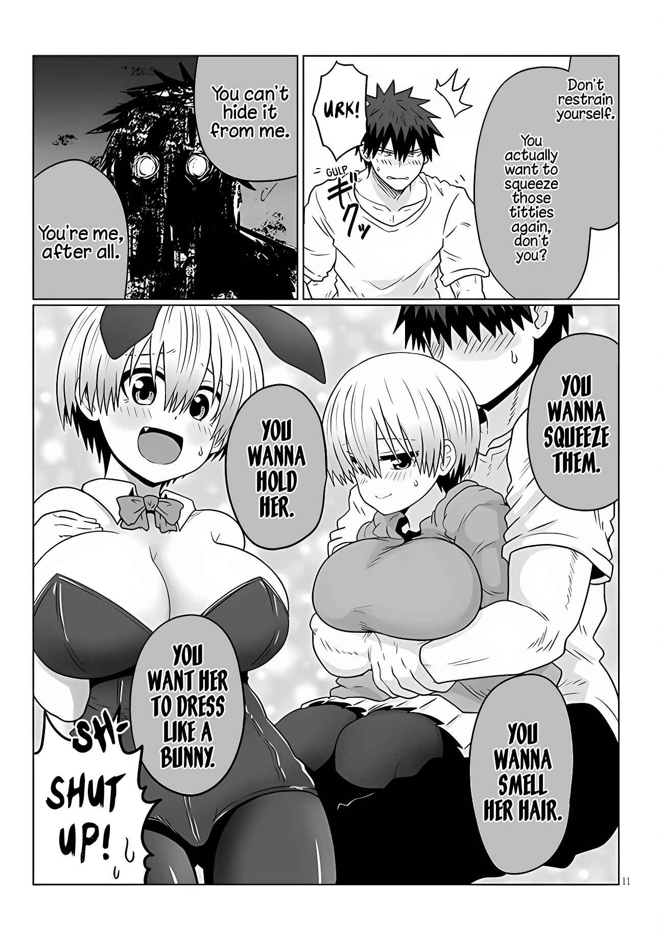 Uzaki-Chan Wa Asobitai! Chapter 101 page 11