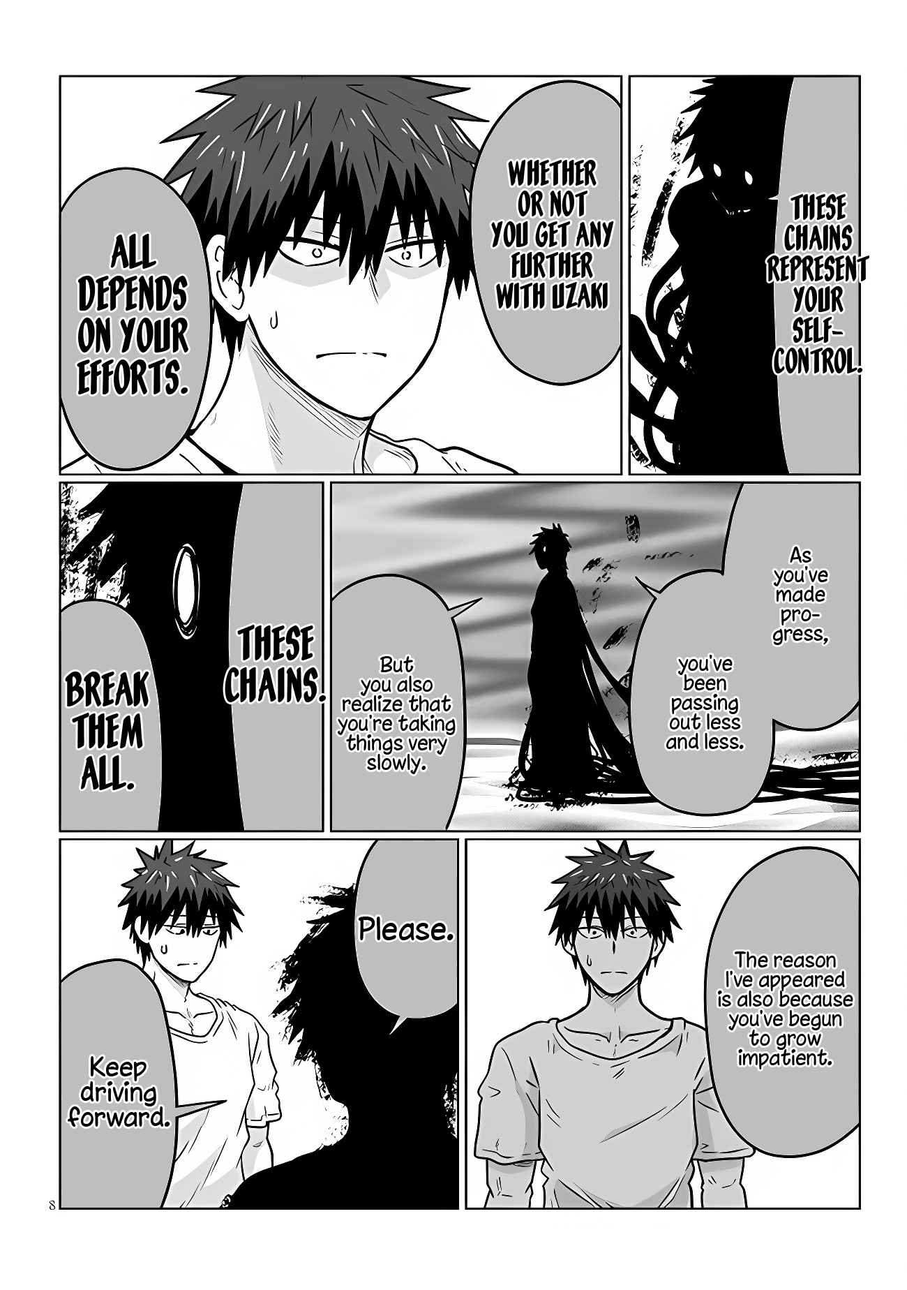 Uzaki-Chan Wa Asobitai! Chapter 101 page 8