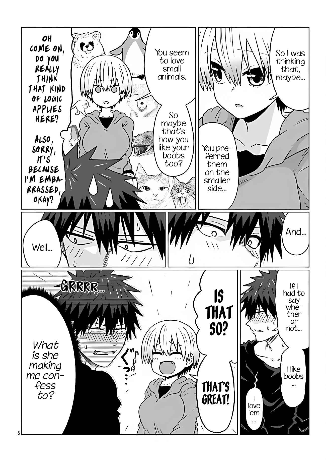Uzaki-Chan Wa Asobitai! Chapter 100 page 7