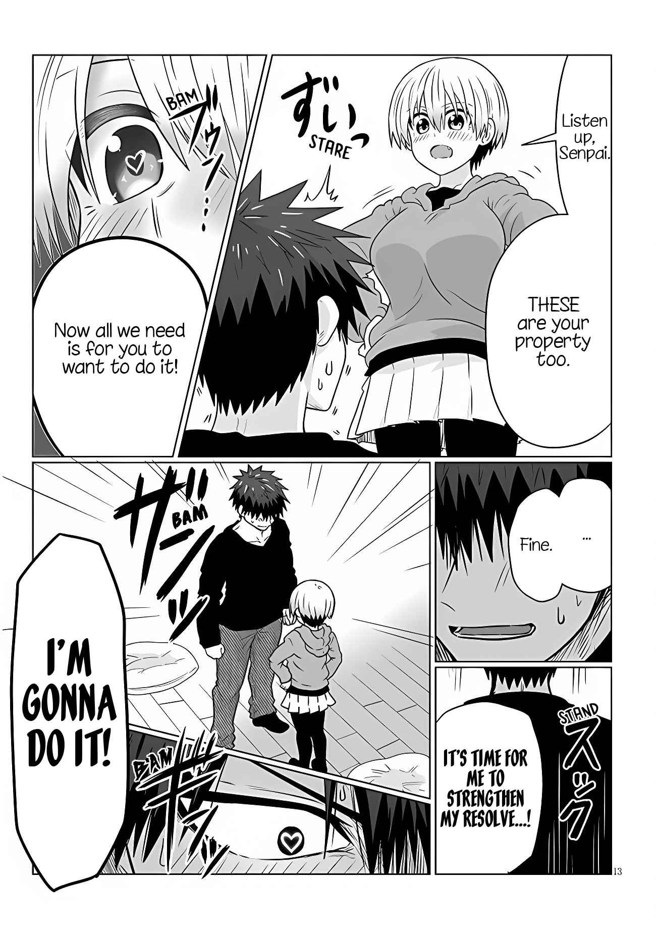 Uzaki-Chan Wa Asobitai! Chapter 100 page 12
