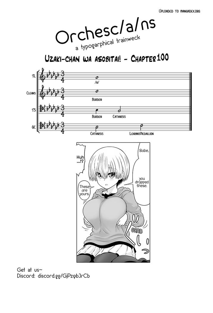 Uzaki-Chan Wa Asobitai! Chapter 100 page 16