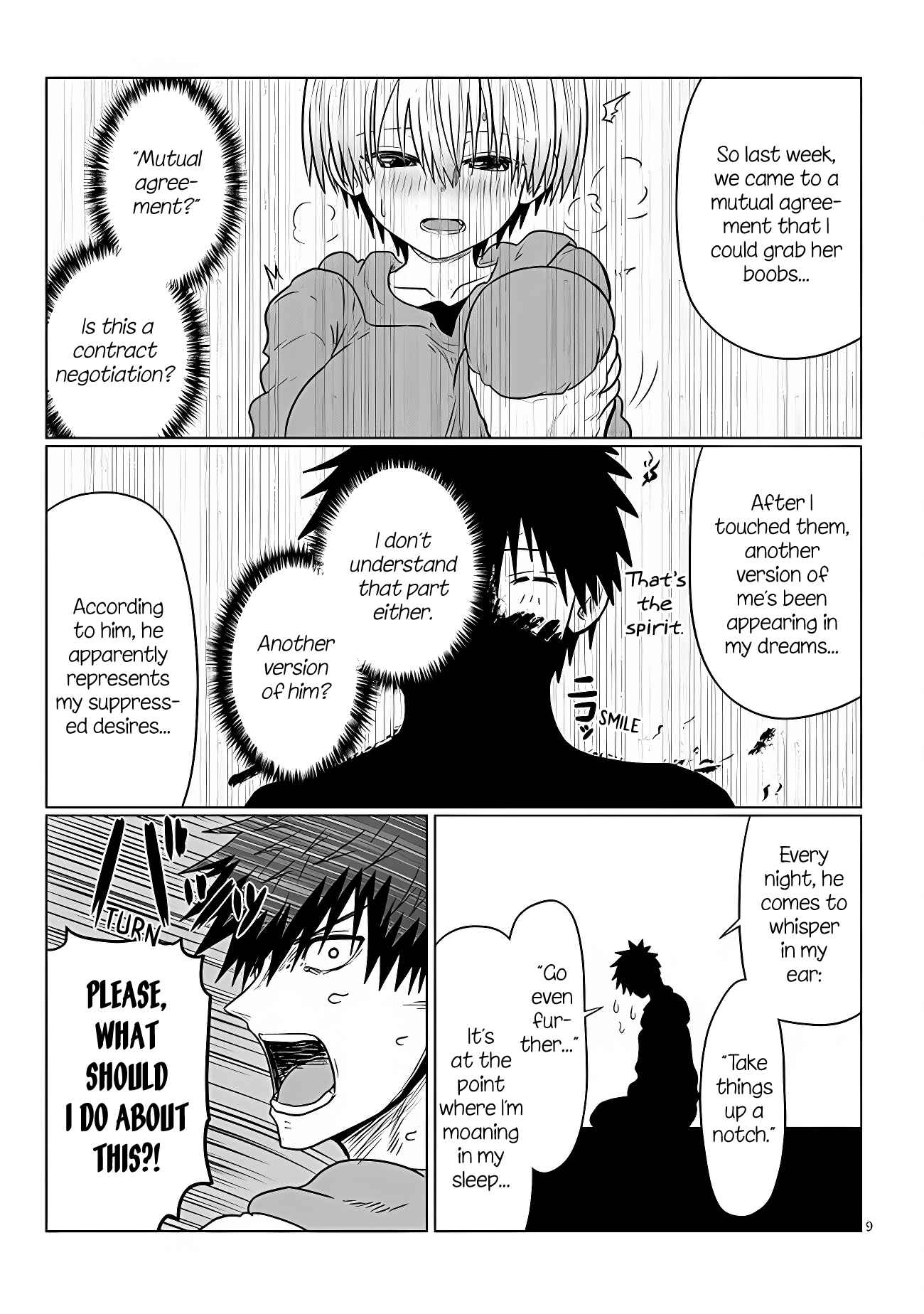 Uzaki-Chan Wa Asobitai! Chapter 102 page 9