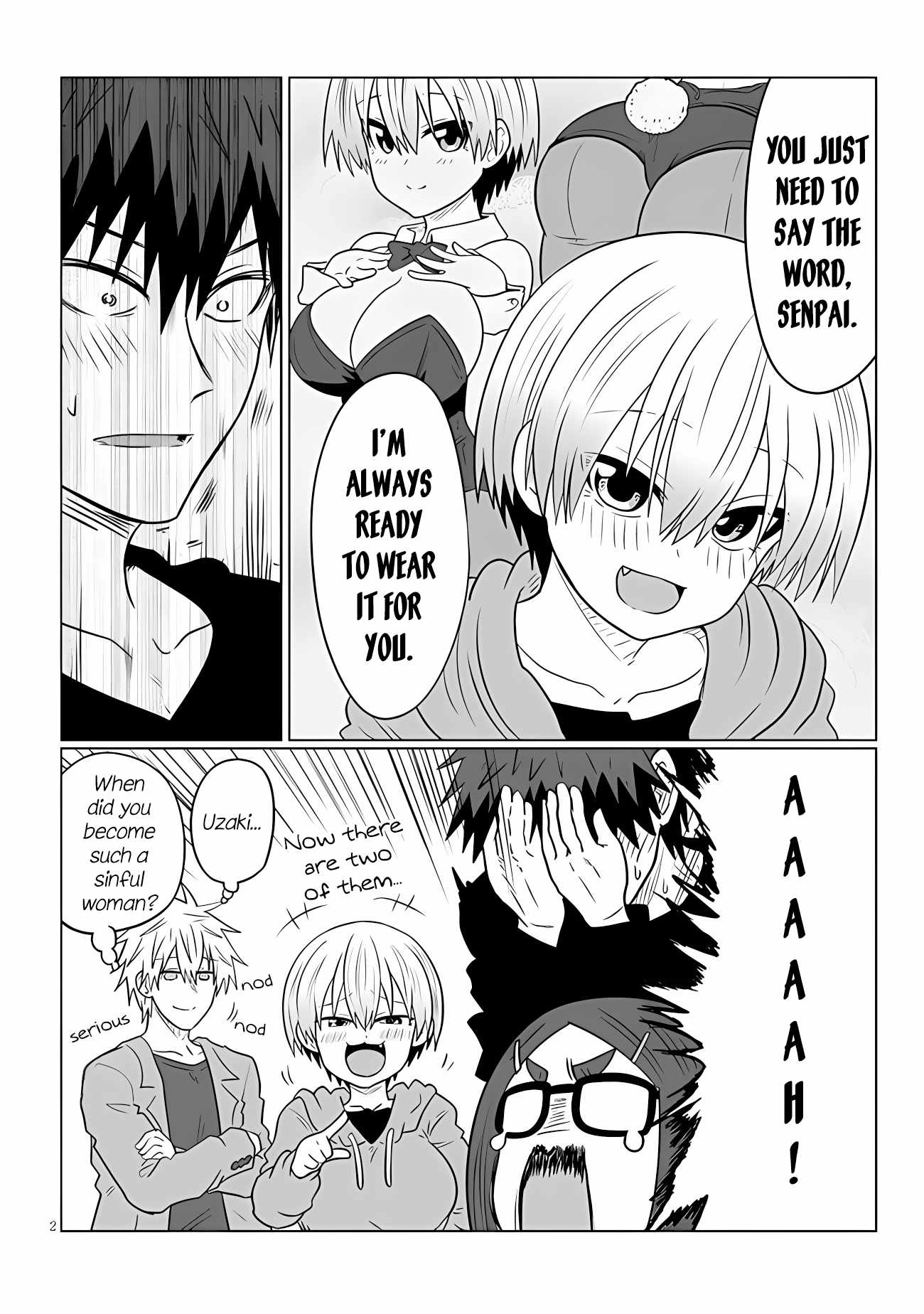 Uzaki-Chan Wa Asobitai! Chapter 104.1 page 2