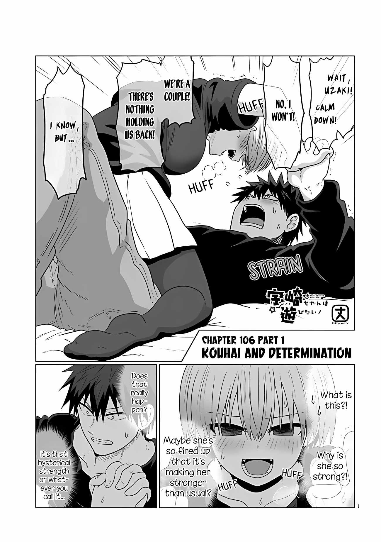 Uzaki-Chan Wa Asobitai! Chapter 106.1 page 1