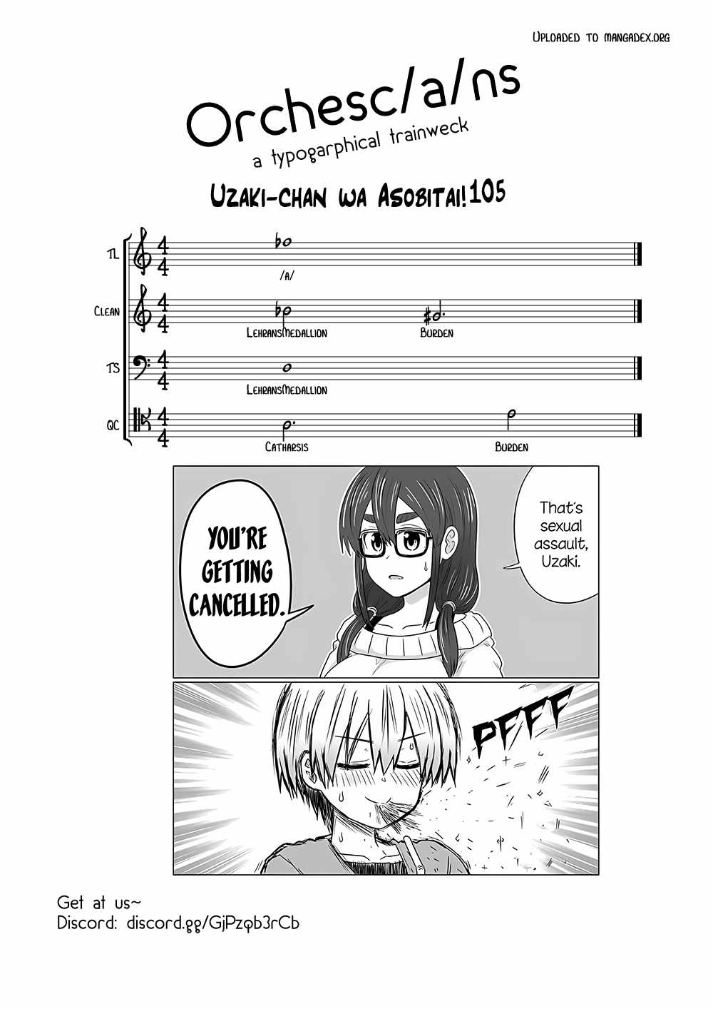Uzaki-Chan Wa Asobitai! Chapter 105 page 13