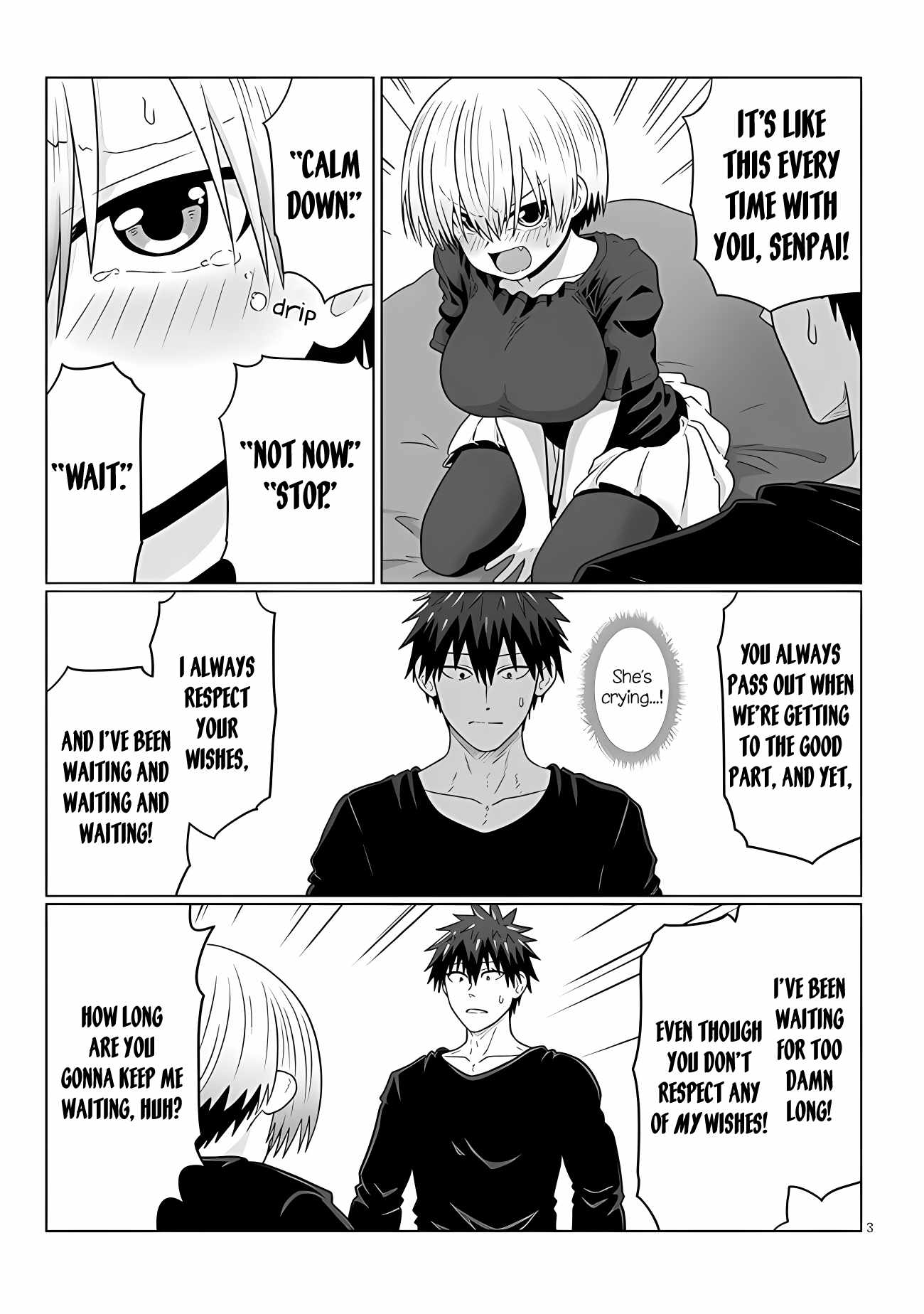 Uzaki-Chan Wa Asobitai! Chapter 106.1 page 3