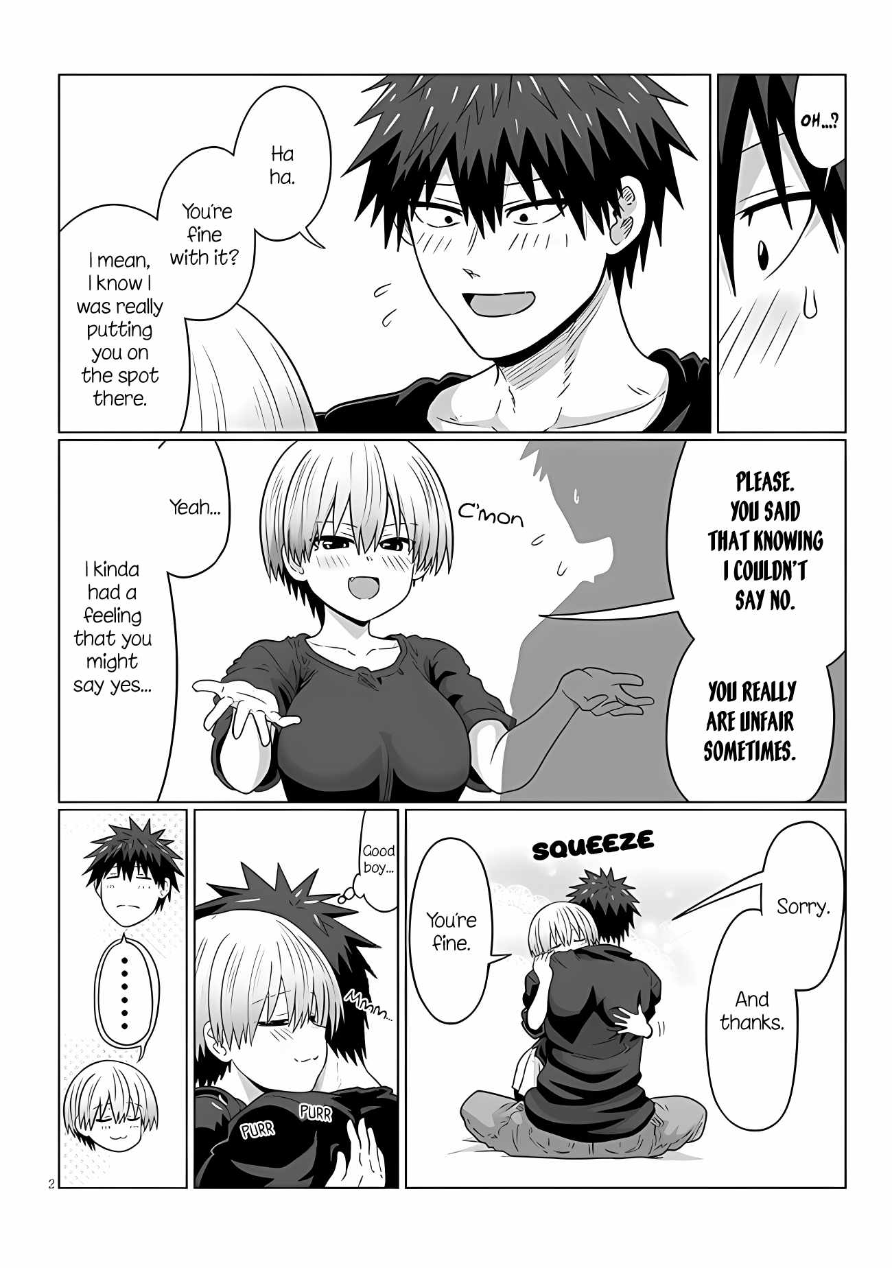 Uzaki-Chan Wa Asobitai! Chapter 106.2 page 2
