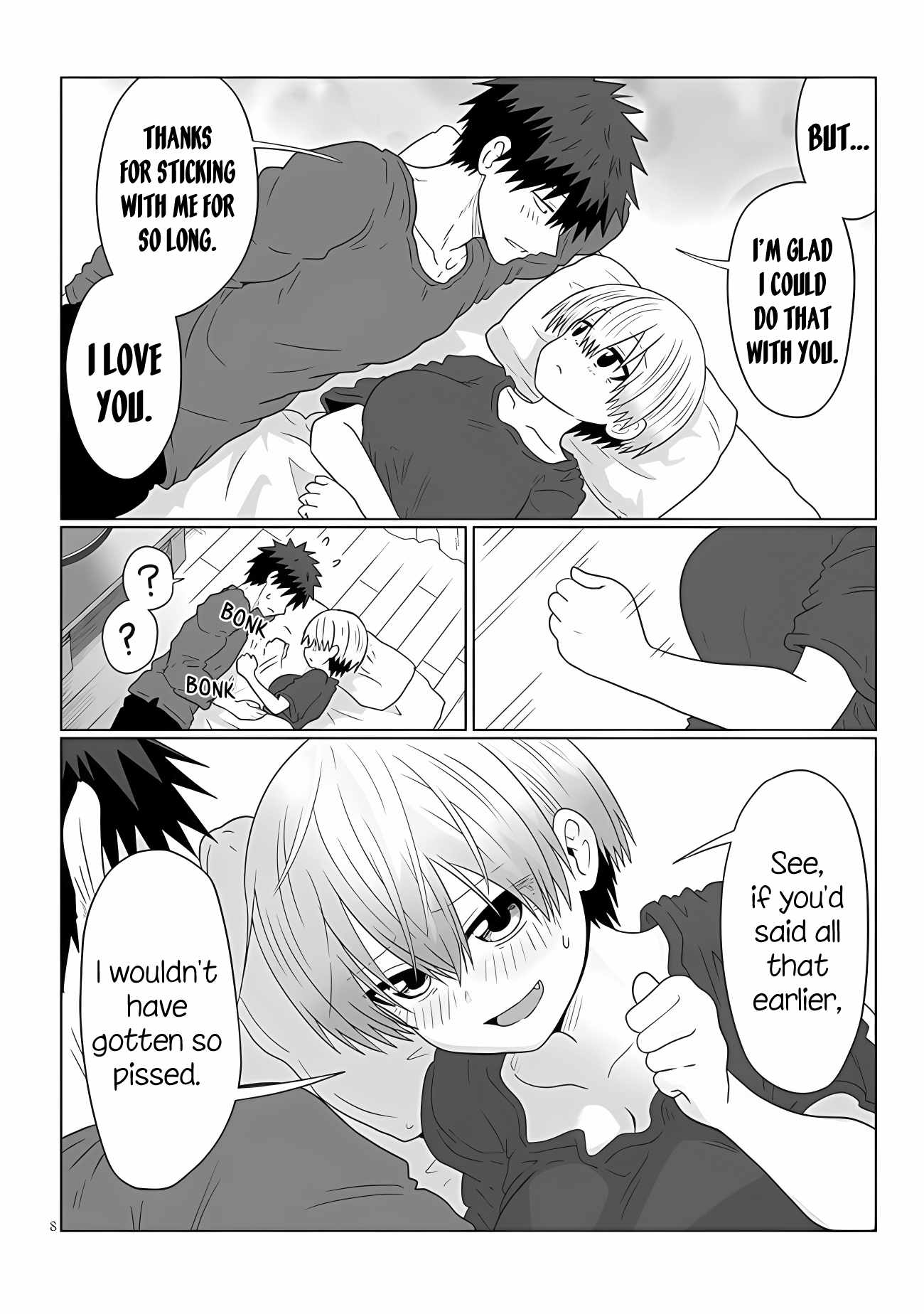 Uzaki-Chan Wa Asobitai! Chapter 107 page 8