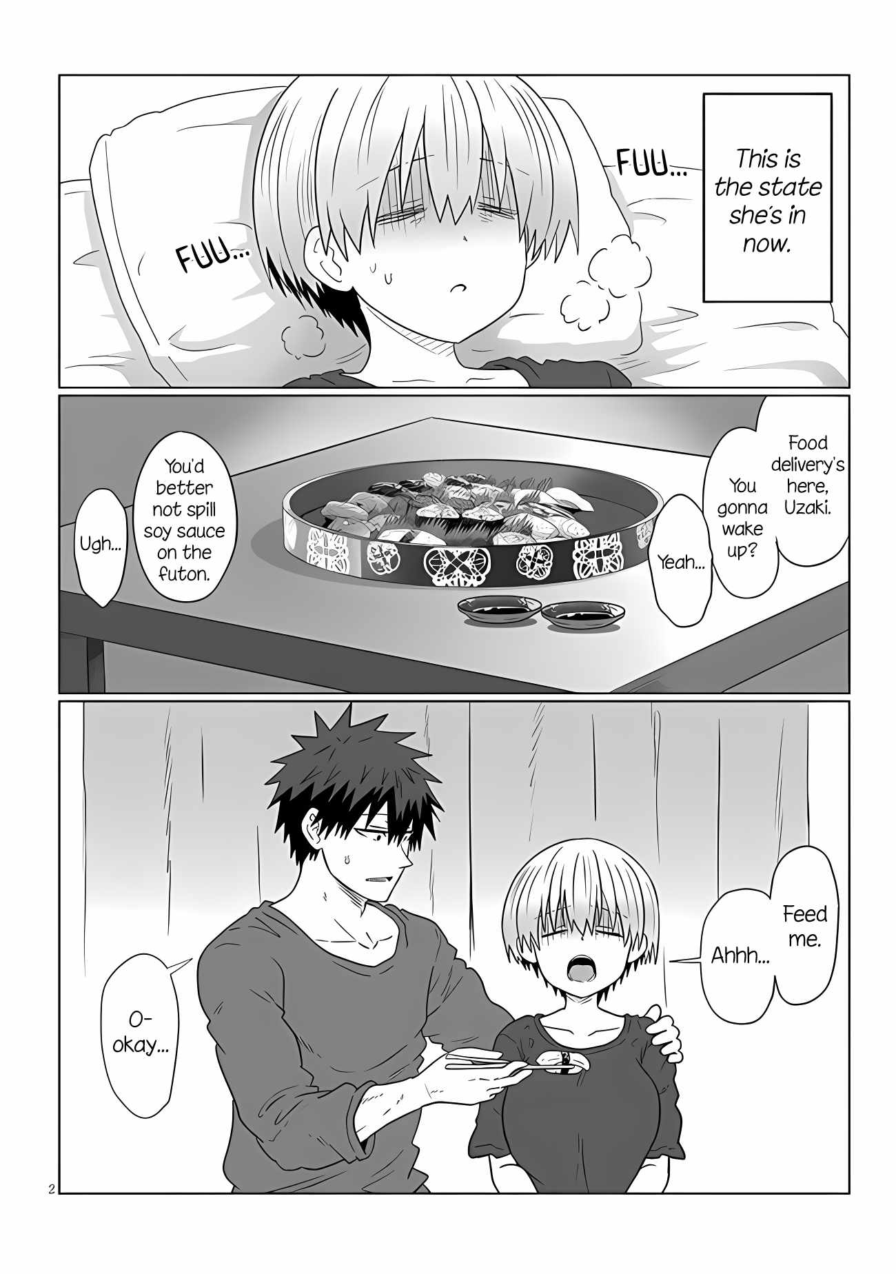 Uzaki-Chan Wa Asobitai! Chapter 107 page 2