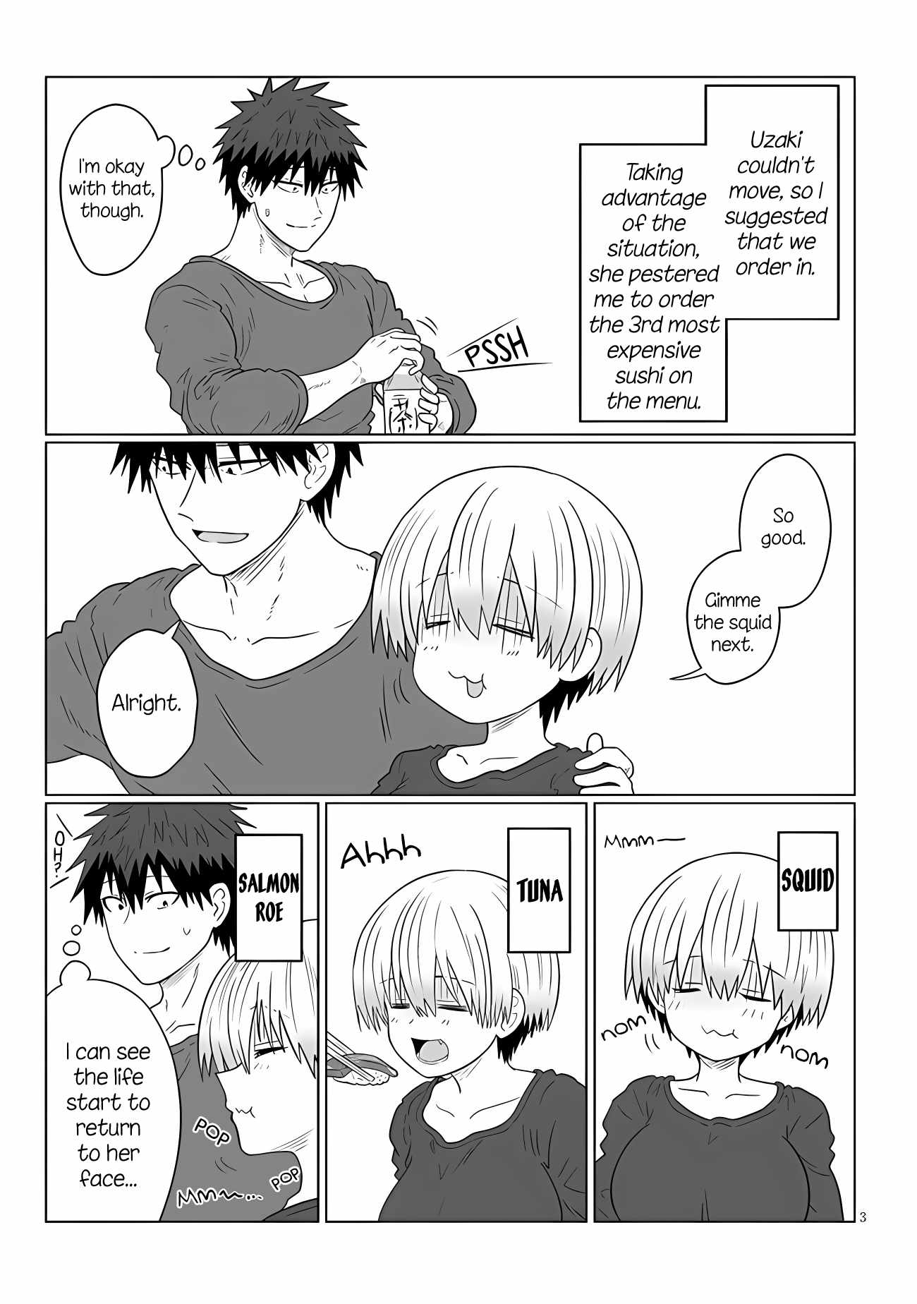 Uzaki-Chan Wa Asobitai! Chapter 107 page 3