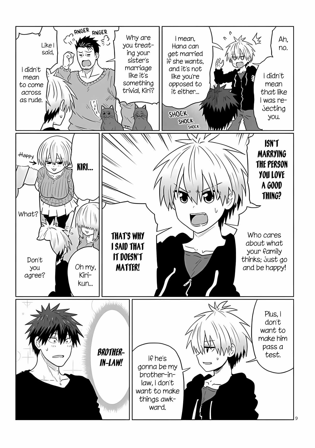 Uzaki-Chan Wa Asobitai! Chapter 109 page 9