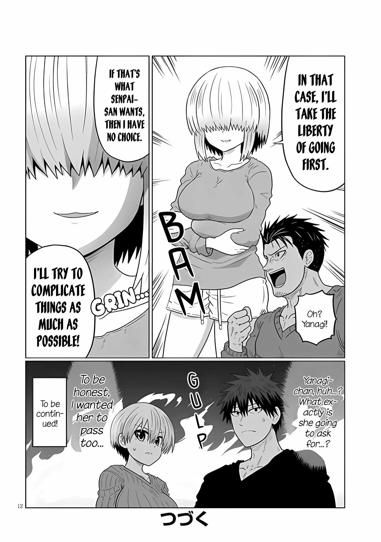 Uzaki-Chan Wa Asobitai! Chapter 109 page 12