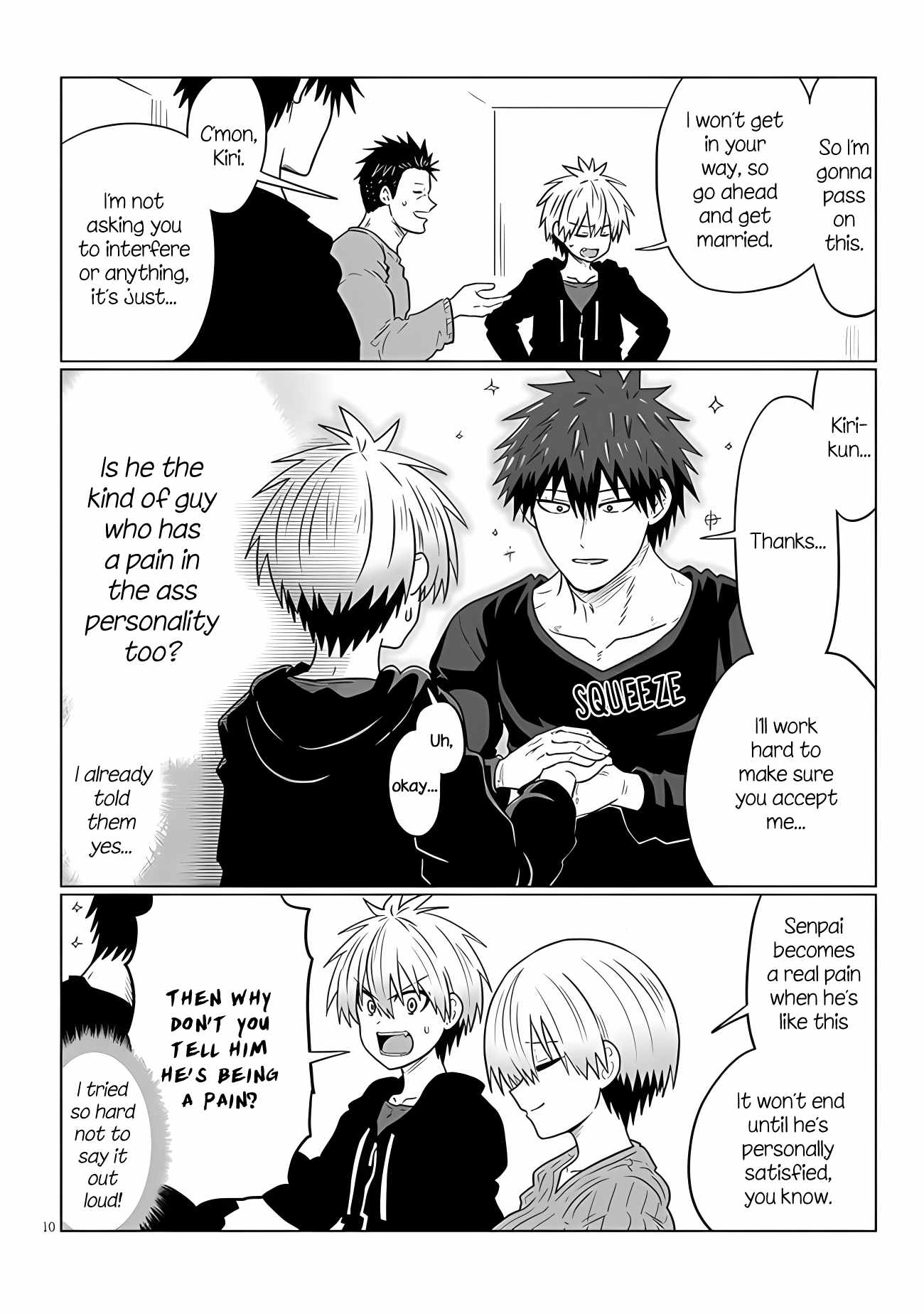 Uzaki-Chan Wa Asobitai! Chapter 109 page 10