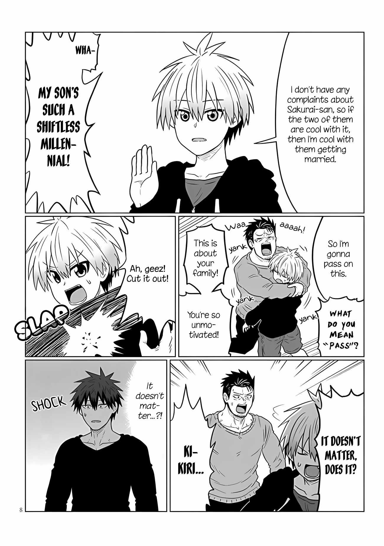 Uzaki-Chan Wa Asobitai! Chapter 109 page 8