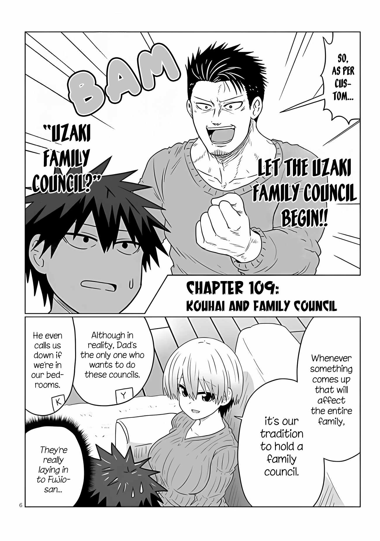 Uzaki-Chan Wa Asobitai! Chapter 109 page 6