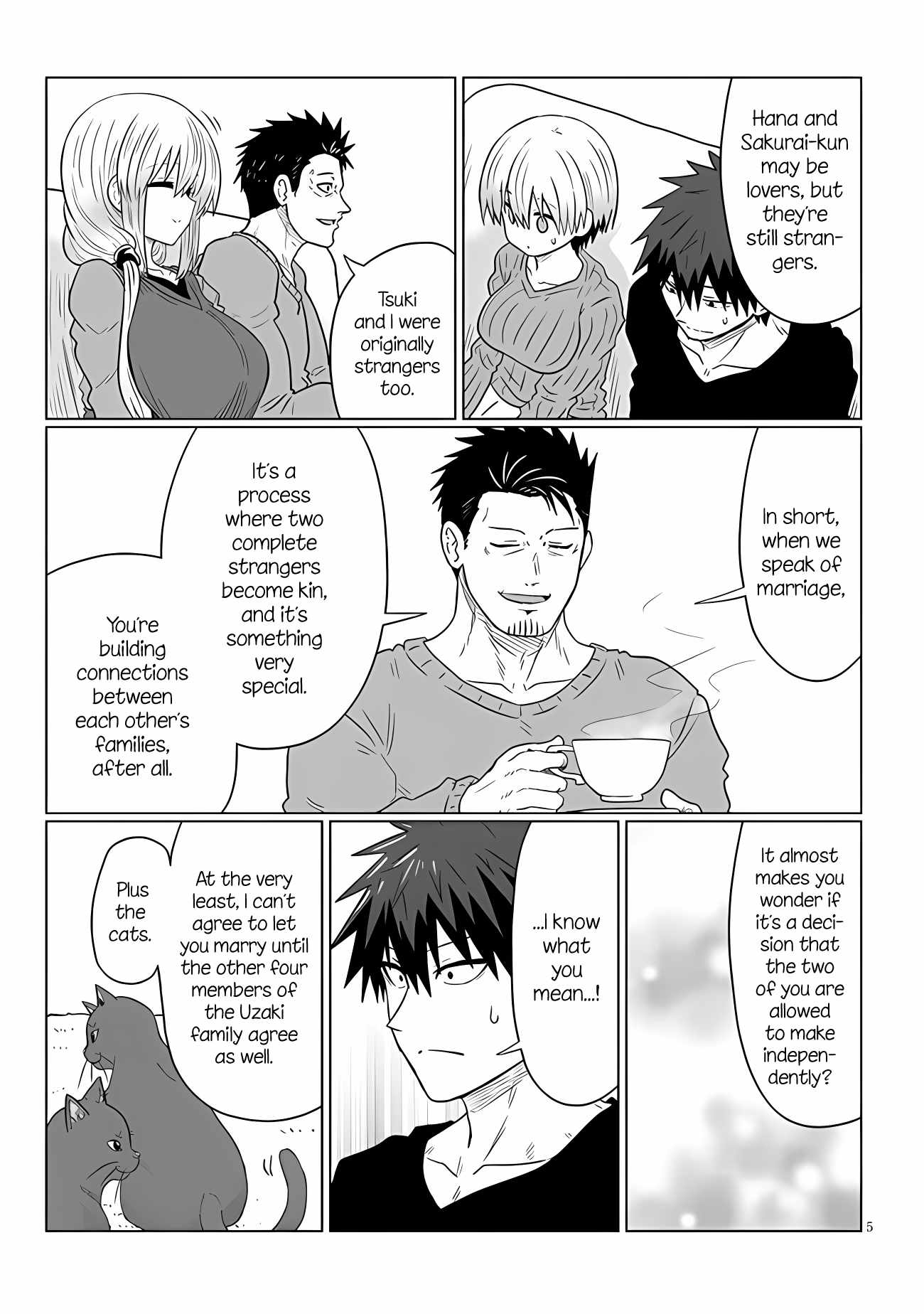 Uzaki-Chan Wa Asobitai! Chapter 109 page 5