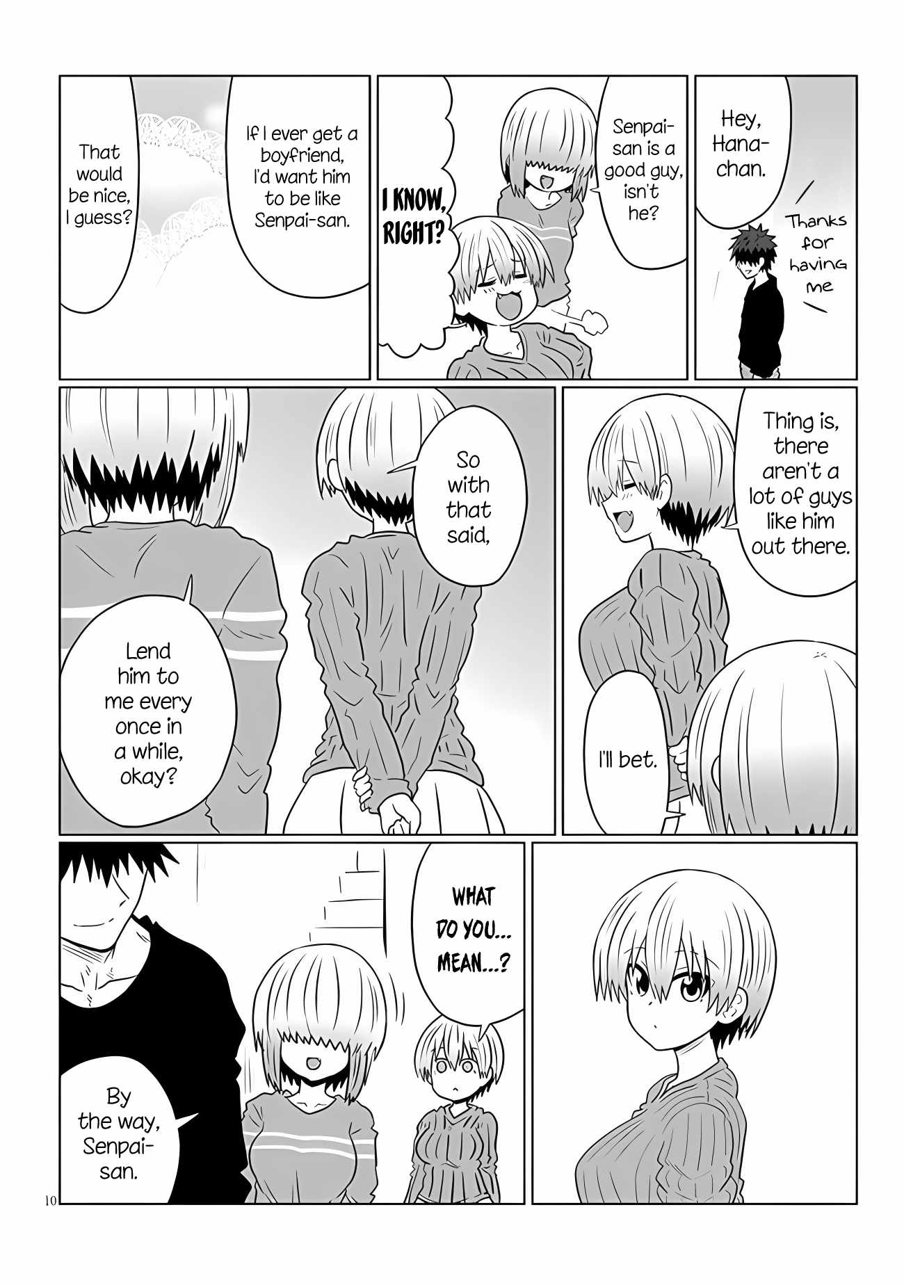 Uzaki-Chan Wa Asobitai! Chapter 110 page 10