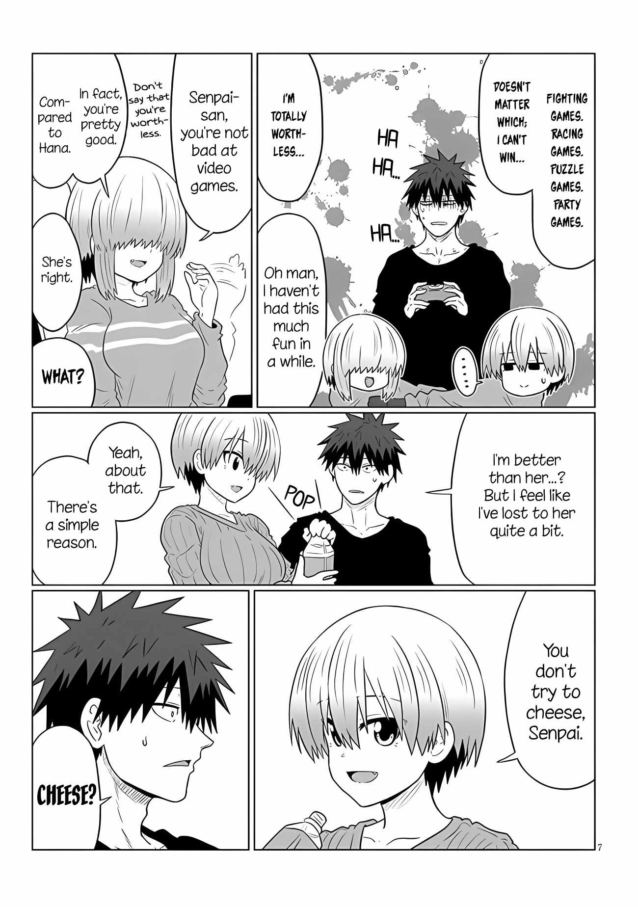 Uzaki-Chan Wa Asobitai! Chapter 110 page 7