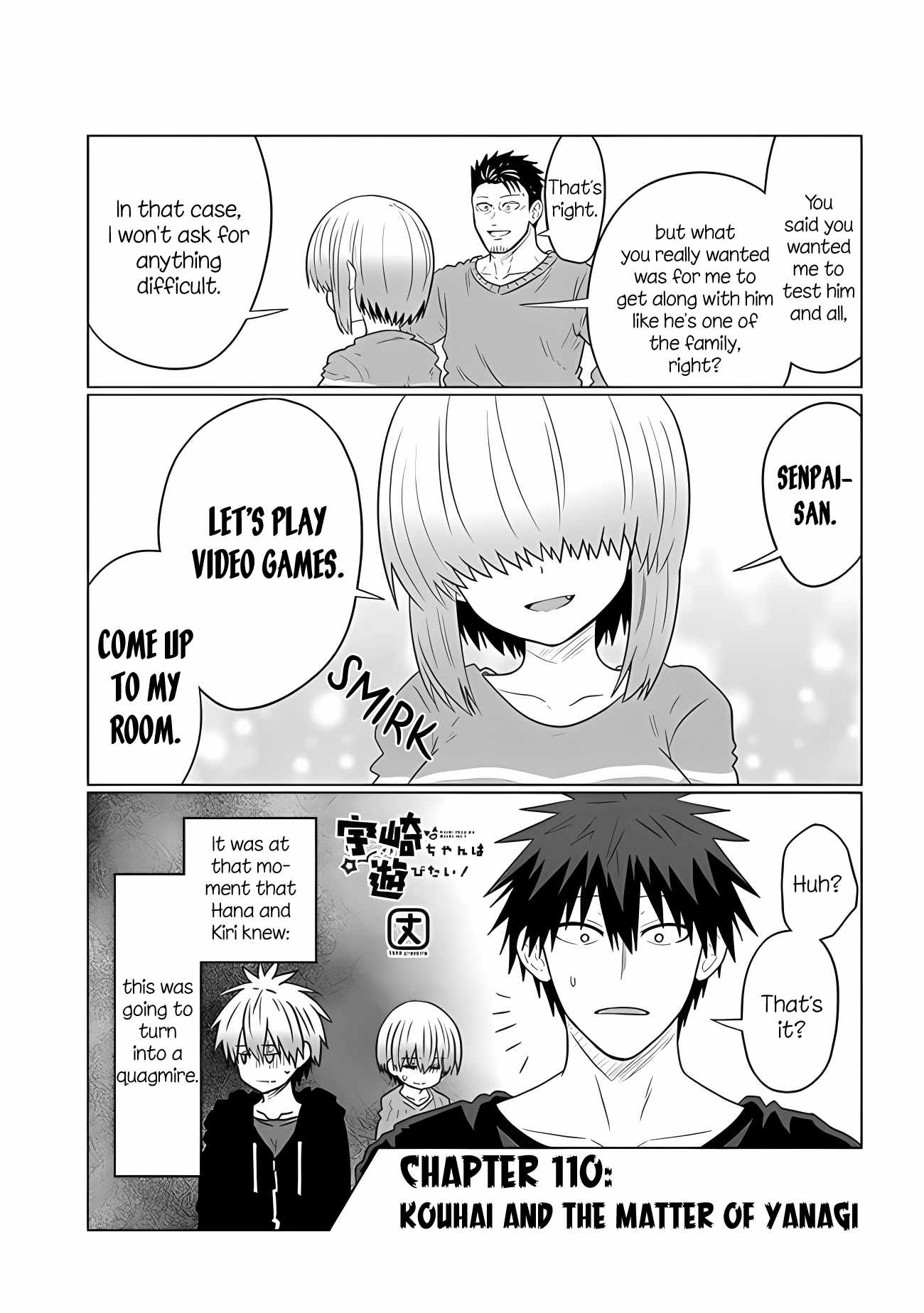 Uzaki-Chan Wa Asobitai! Chapter 110 page 1