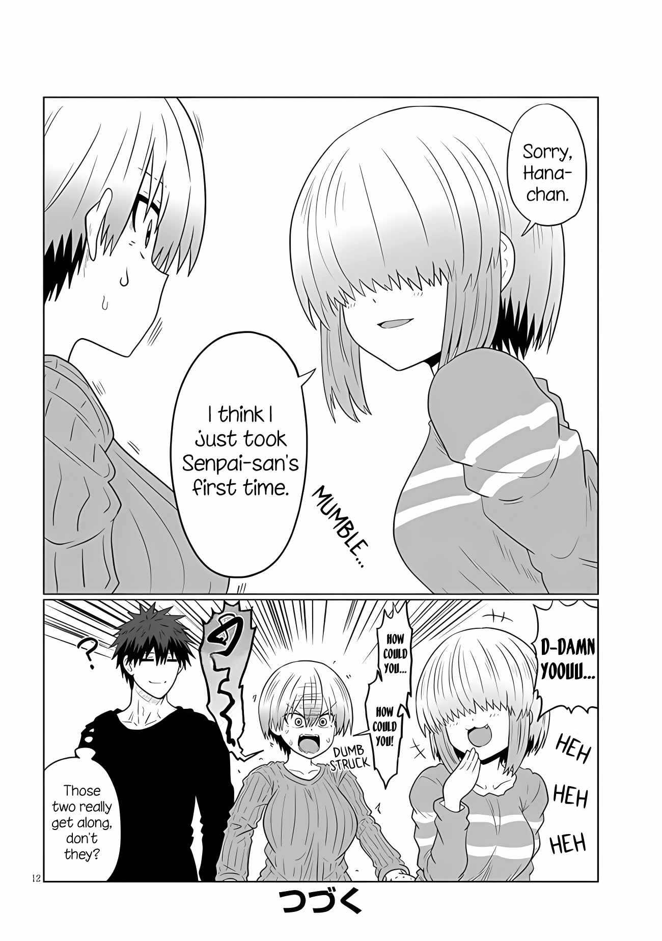 Uzaki-Chan Wa Asobitai! Chapter 110 page 12