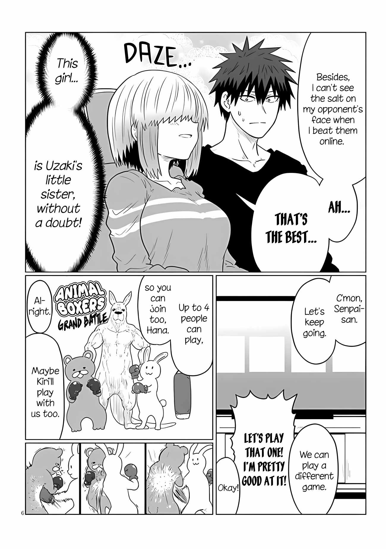 Uzaki-Chan Wa Asobitai! Chapter 110 page 6