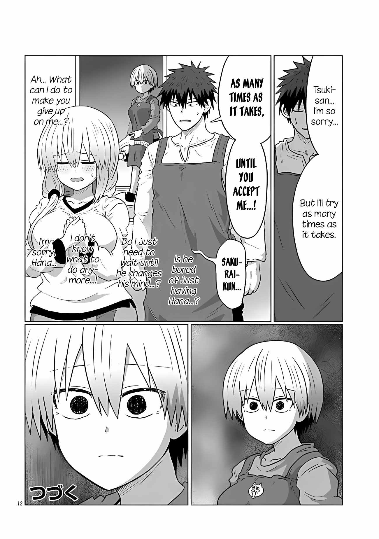 Uzaki-Chan Wa Asobitai! Chapter 111 page 12