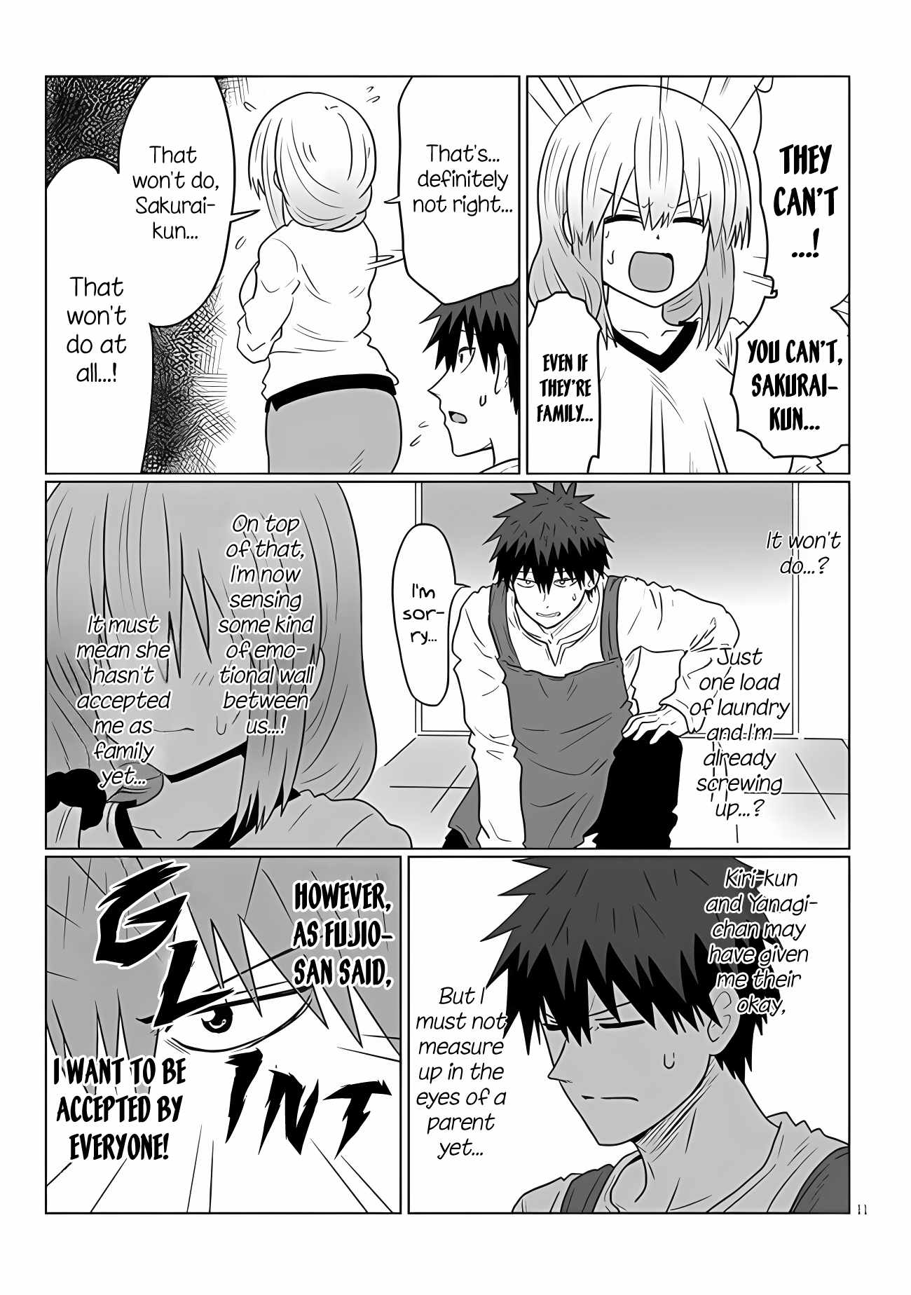 Uzaki-Chan Wa Asobitai! Chapter 111 page 11
