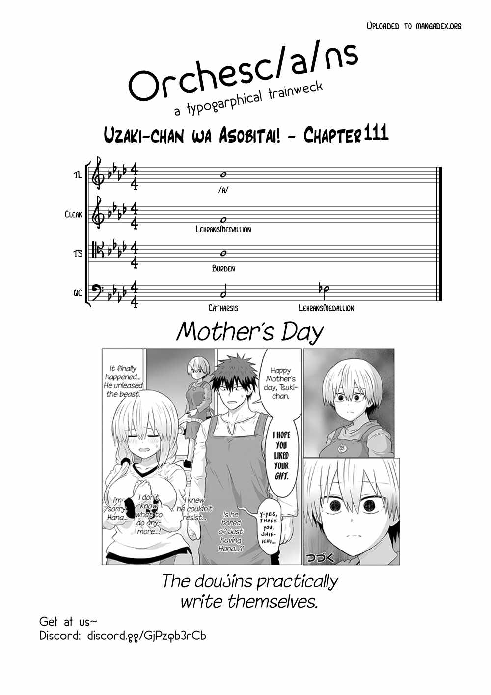 Uzaki-Chan Wa Asobitai! Chapter 111 page 13