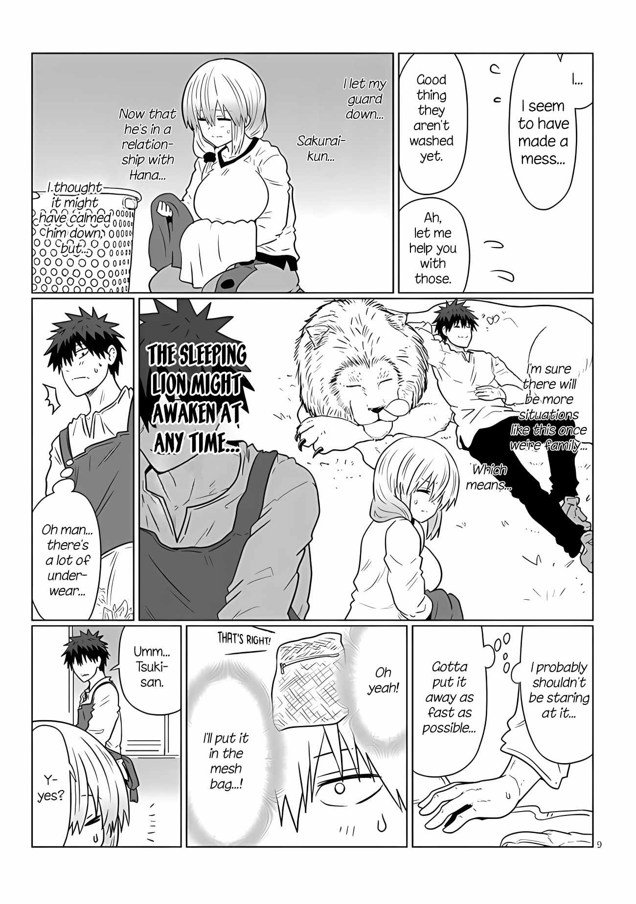 Uzaki-Chan Wa Asobitai! Chapter 111 page 9